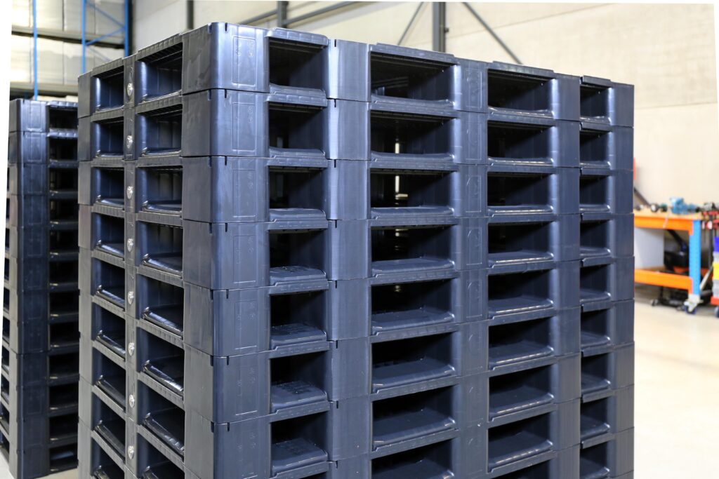 Maximale efficiëntie voor uw pakkettransporten – Maatwerk D3-5 DUO pallets 1600 x 1200 mm