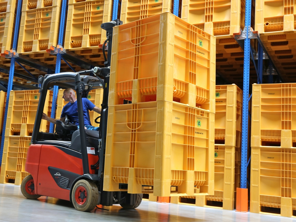 Kunststof palletbox - direct uit voorraad leverbaar - Transoplast