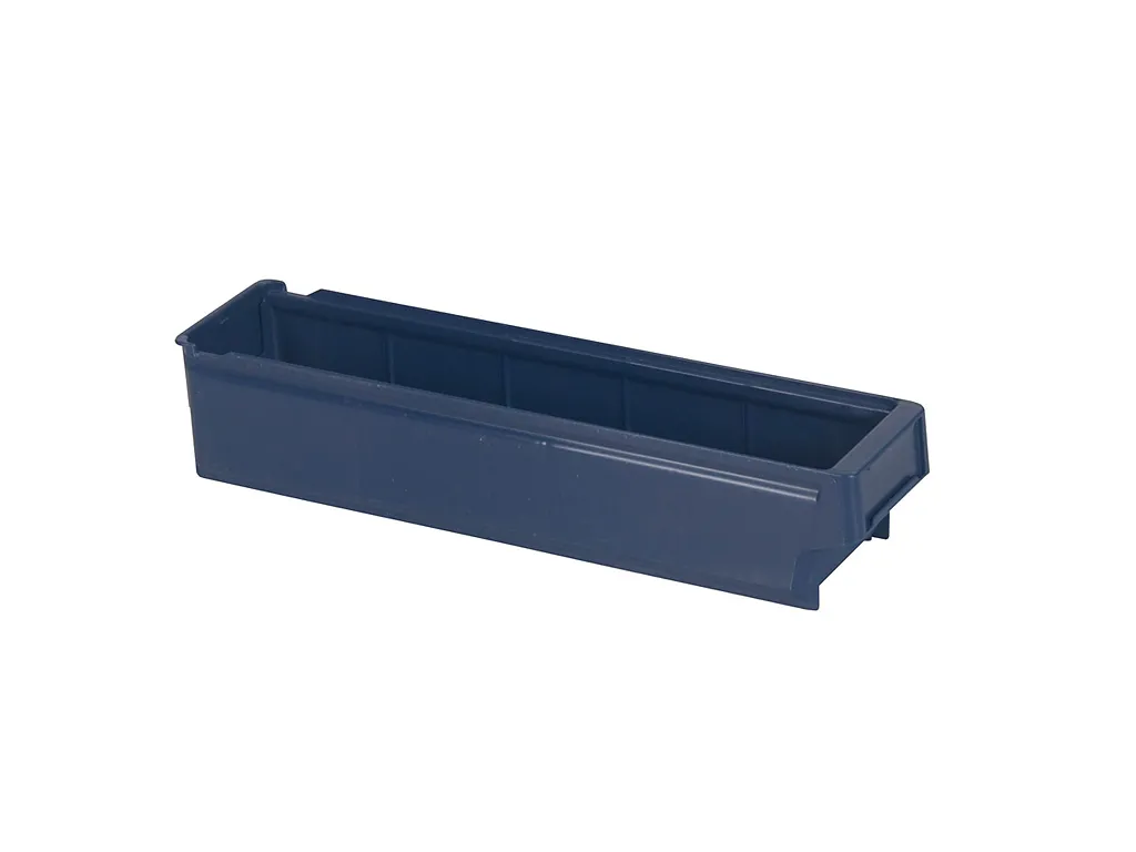 Onderdelenbak 500x115x100 mm (5,75L). Smalle magazijnbak met extra opslagcapaciteit. Ideaal voor overzichtelijke kleingoedopslag.